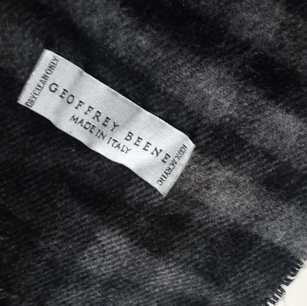 Geoffrey Beene Vintage Tartan Italian Scarf @ Late 70's